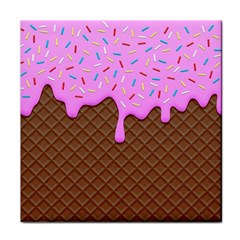 Chocolate And Strawberry Icecream Face Towel by jumpercat