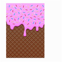 Chocolate And Strawberry Icecream Large Garden Flag (two Sides) by jumpercat