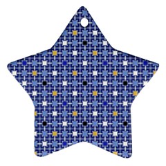 Persian Block Sky Ornament (star) by jumpercat