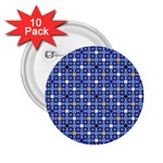 Persian Block Sky 2.25  Buttons (10 pack)  Front