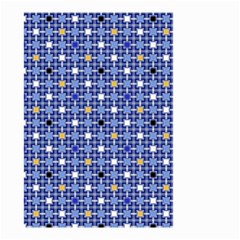 Persian Block Sky Small Garden Flag (two Sides) by jumpercat