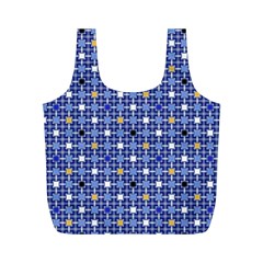 Persian Block Sky Full Print Recycle Bags (m)  by jumpercat