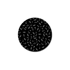 Music Tones Black Golf Ball Marker (10 Pack) by jumpercat