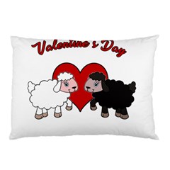 Valentines Day - Sheep  Pillow Case by Valentinaart