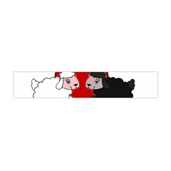 Valentines Day - Sheep  Flano Scarf (mini) by Valentinaart