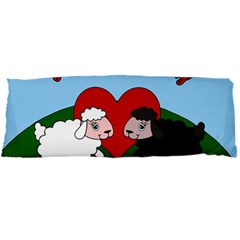 Valentines Day - Sheep  Body Pillow Case Dakimakura (two Sides) by Valentinaart