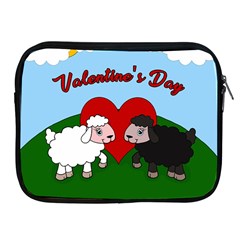 Valentines Day - Sheep  Apple Ipad 2/3/4 Zipper Cases by Valentinaart