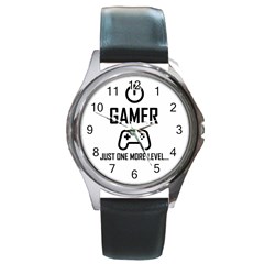 Gamer Round Metal Watch by Valentinaart