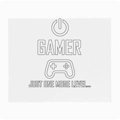 Gamer Small Glasses Cloth by Valentinaart