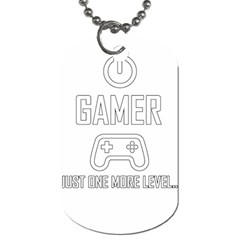 Gamer Dog Tag (one Side) by Valentinaart