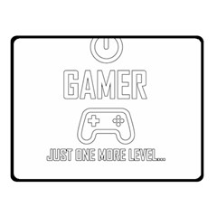 Gamer Double Sided Fleece Blanket (small)  by Valentinaart