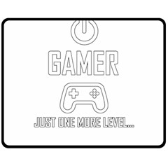 Gamer Double Sided Fleece Blanket (medium)  by Valentinaart