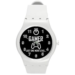 Gamer Round Plastic Sport Watch (m) by Valentinaart