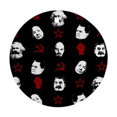 Communist Leaders Round Ornament (two Sides) by Valentinaart