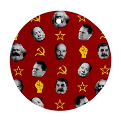 Communist Leaders Ornament (round) by Valentinaart