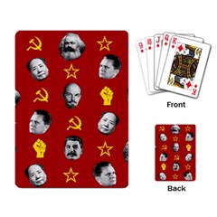 Communist Leaders Playing Card by Valentinaart