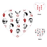 Communist Leaders Playing Cards (Heart)  Front