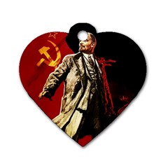 Lenin  Dog Tag Heart (One Side)