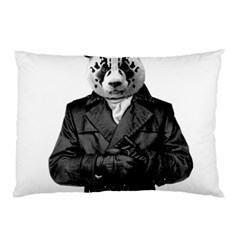 Rorschach Panda Pillow Case (two Sides) by jumpercat