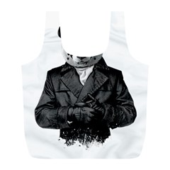 Rorschach Panda Full Print Recycle Bags (l) 