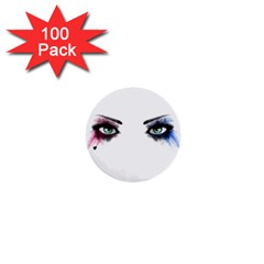 Look Of Madness 1  Mini Buttons (100 Pack)  by jumpercat