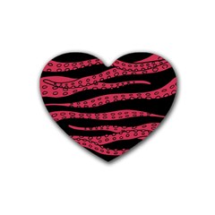 Blood Tentacles Heart Coaster (4 Pack)  by jumpercat