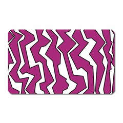 Electric Pink Polynoise Magnet (rectangular) by jumpercat