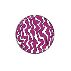 Electric Pink Polynoise Hat Clip Ball Marker (4 Pack) by jumpercat