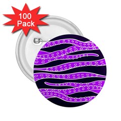 Purple Tentacles 2 25  Buttons (100 Pack)  by jumpercat