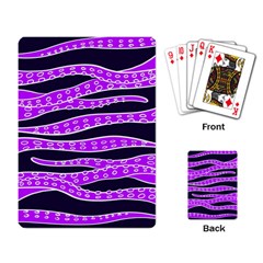 Purple Tentacles Playing Card by jumpercat