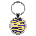 Yellow Tentacles Key Chains (Round)  Front