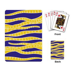 Yellow Tentacles Playing Card by jumpercat