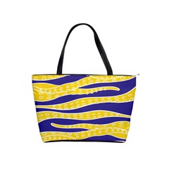 Yellow Tentacles Shoulder Handbags