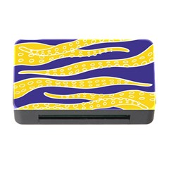 Yellow Tentacles Memory Card Reader With Cf by jumpercat