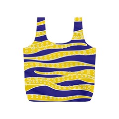 Yellow Tentacles Full Print Recycle Bags (s)  by jumpercat