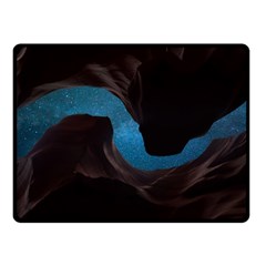 Abstract Adult Art Blur Color Double Sided Fleece Blanket (Small) 