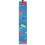 Fish Blue Background Pattern Texture Large Book Marks Front