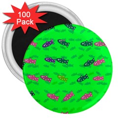 Fish Aquarium Underwater World 3  Magnets (100 Pack) by Nexatart