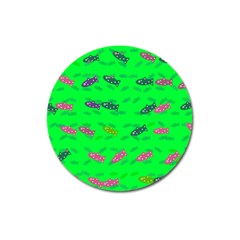 Fish Aquarium Underwater World Magnet 3  (round) by Nexatart