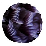 Sea Worm Under Water Abstract Large 18  Premium Round Cushions Front