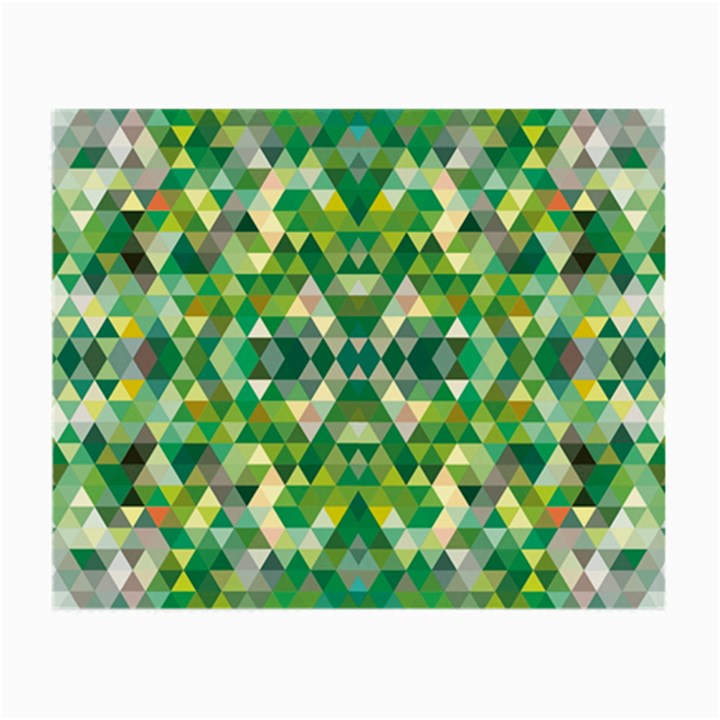 Forest Abstract Geometry Background Small Glasses Cloth