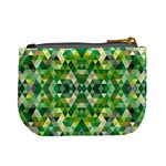 Forest Abstract Geometry Background Mini Coin Purses Back
