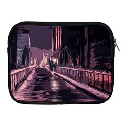 Texture Abstract Background City Apple iPad 2/3/4 Zipper Cases