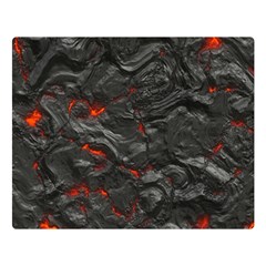 Rock Volcanic Hot Lava Burn Boil Double Sided Flano Blanket (large)  by Nexatart