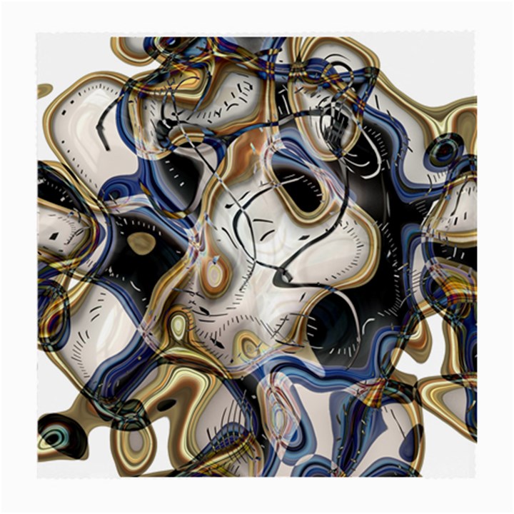 Time Abstract Dali Symbol Warp Medium Glasses Cloth (2-Side)