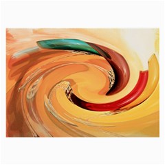 Spiral Abstract Colorful Edited Large Glasses Cloth (2-side)