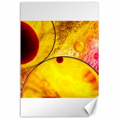 Abstract Water Oil Macro Canvas 12  X 18   by Nexatart