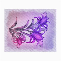 Flowers Flower Purple Flower Small Glasses Cloth (2-side)