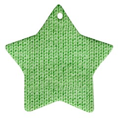 Knittedwoolcolour2 Ornament (star)