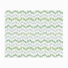 Wavy Linear Seamless Pattern Design  Small Glasses Cloth (2-side) by dflcprints